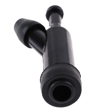 

Hot sale Threaded Spark Cap 10-12mm Resistor Black Cover Plug Degree