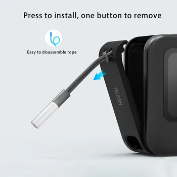 

2pcs Replace Battery Sides Lid Door Protective Covers For GoProHero 9 Camera New portable camera charging protection cover