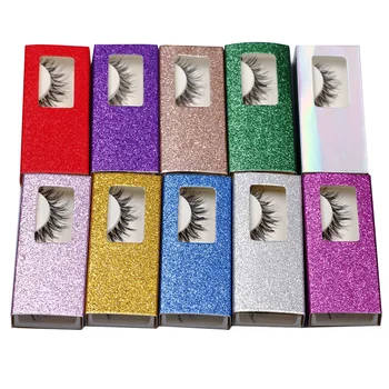 

25pcs Makeup Tools Portable Cosmetic Accessory Protective Cover Eyelash Storage Case Packing Custom Dustproof Travel Carrying