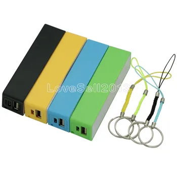 

Black/Blue/Green/Yellow USB Mobile Power Bank Charger Battery Pack Case Diy Box For 1 x 18650 Lithium Battery protable