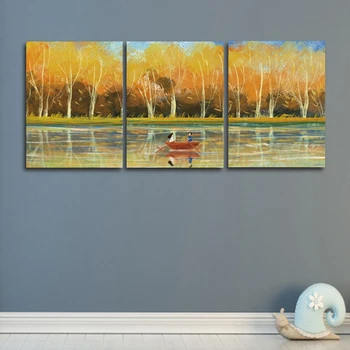 

Abstract Cartoon Cuadros Corridor Aisle Canvas Painting Wall Picture for Living Room Bedroom Decoration Wall Art 3 piece