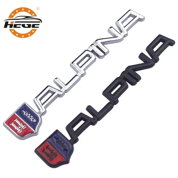 

Car 3D metal Emblem Badge sticker for BMW Alpina Logo M M3 M5 E46 E90 E39 E60 F30 F10 G30 E36 X1 X3 X5 Car body decal stickers