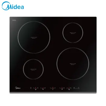

Midea Built-in Hobs MIH64516F Major Home Appliances Kitchen Household Appliance Black Fry Touchpad Bulit-in Induction Hobs Four-cooker