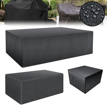 

3 Sizes Outdoor Cover Waterproof Furniture Cover Sofa Chair Table Cover Garden Patio Protector Rain Square Dust Covers