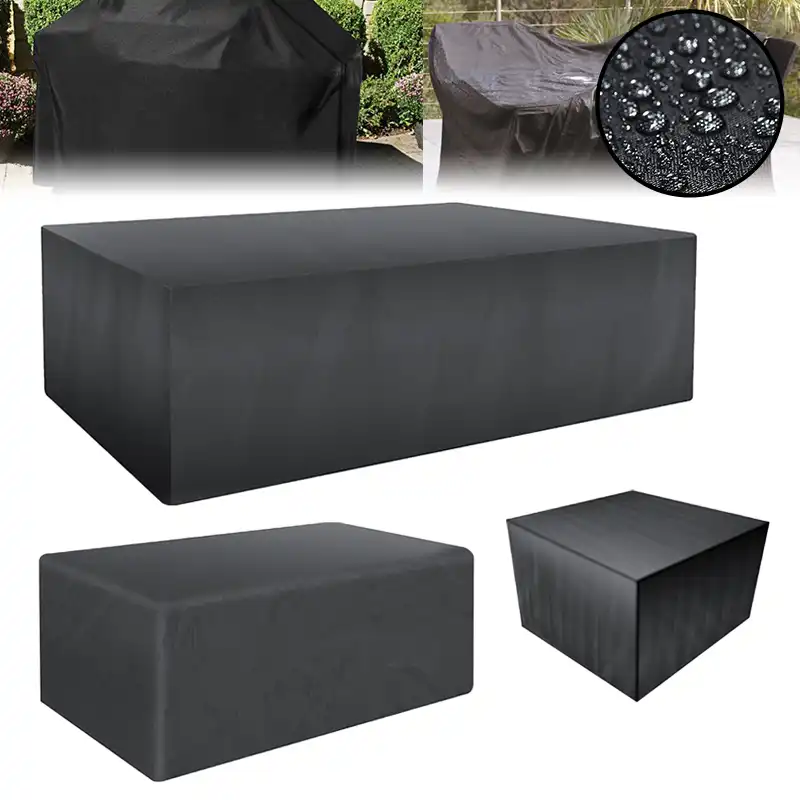 3 Sizes Outdoor Cover Waterproof Furniture Cover Sofa Chair Table Cover Garden Patio Protector Rain Square Dust Covers All Purpose Covers Aliexpress