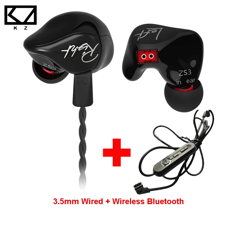 KZ ZS3 беспроводные наушники Fone Bluetooth ограниченная версия адаптер кабель телефон HiFi