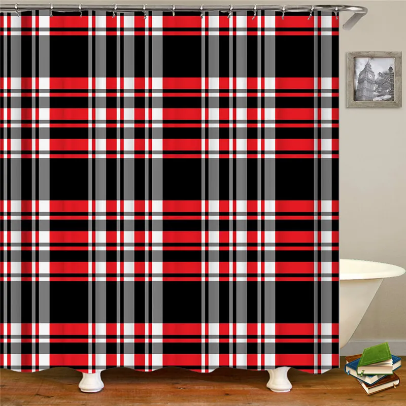 

Bath Printing Shower Curtain Waterproof Bathroom Curtain Bathroom Shower Accessories Decoration Multi-Size Can Be Customized