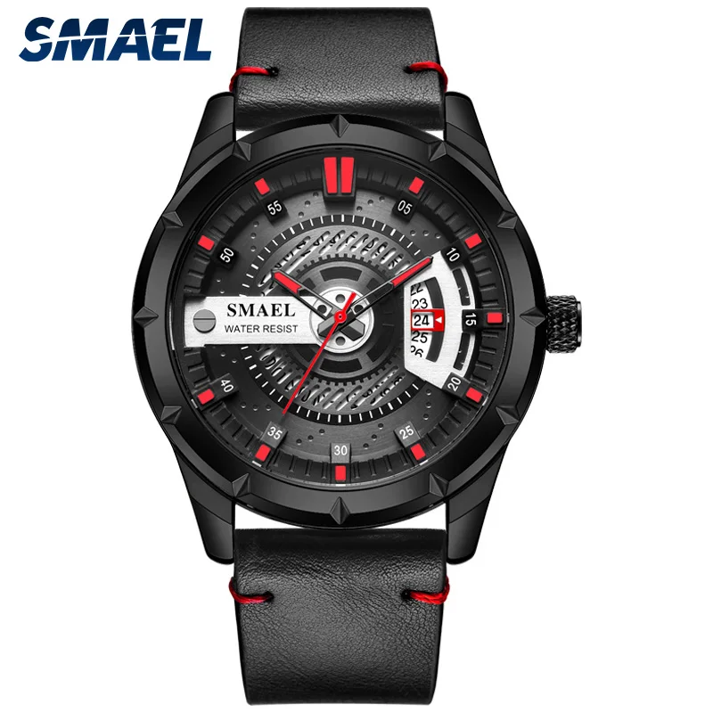 

SMAEL Men Watch Luxury Quartz Wristwatch Business montre homme 2019 Shock Resistant Water Resistant Men Sports Watches SM19016