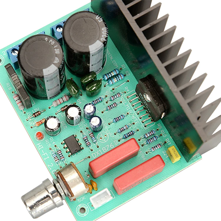HiFi LM1876 stereo 30W*2 Audio Power Amplifier Board AMP 15-18V 