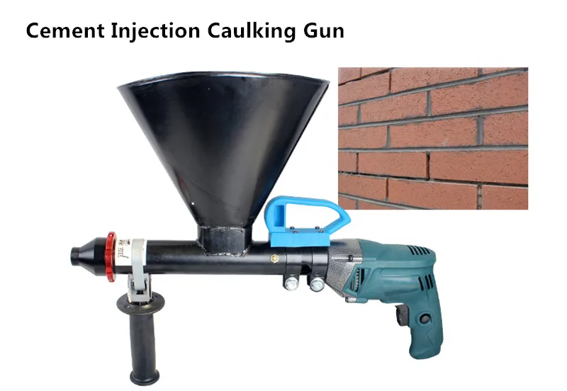 Slurry Filling 220V Cement Injection Caulking Gun Electric Cement Caulking Mortar Grout Tools