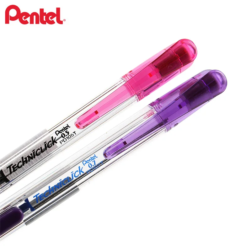 1 шт. Pentel Pd105T 107T Techniclick механические карандаши 0 5/0 7 мм боковые нажмите