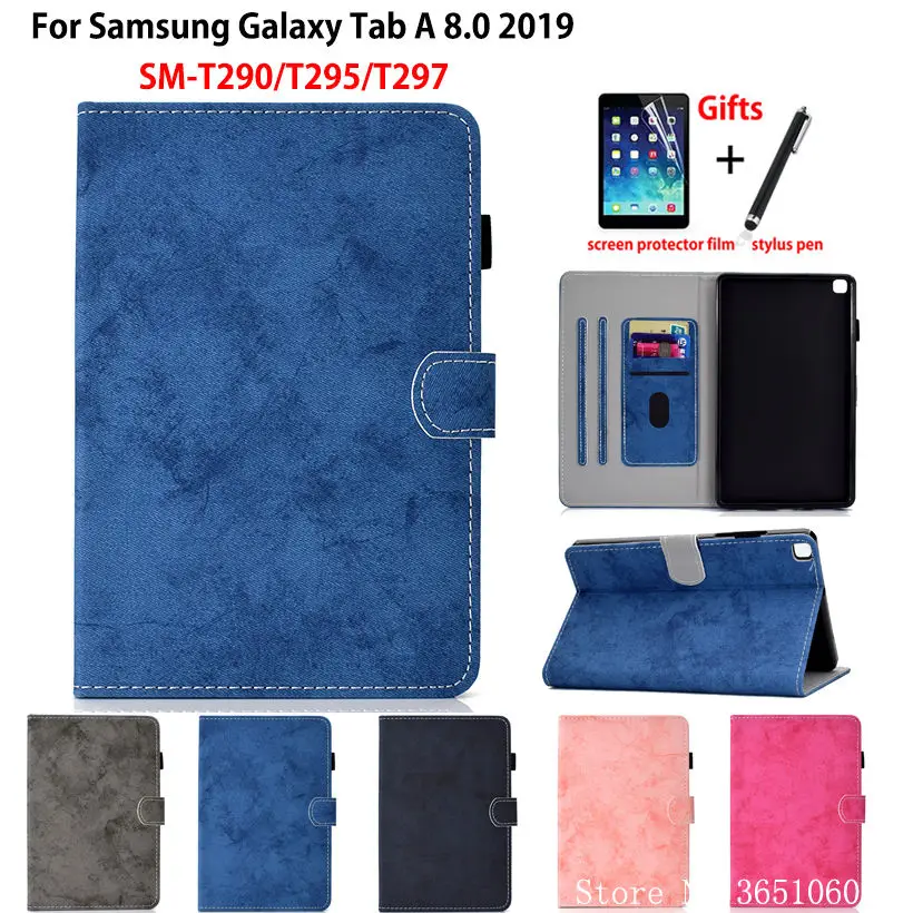 Флип чехол для samsung galaxy tab A 8 0 дюйма 2019 с подставкой|Чехлы планшетов и электронных