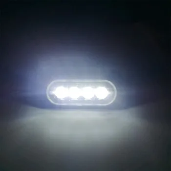 

1pcs 12V 4LEDs Waterproof Car Emergency Beacon 12W Signal light Warning Light Hazard Flash Strobe Light Bar for Truck