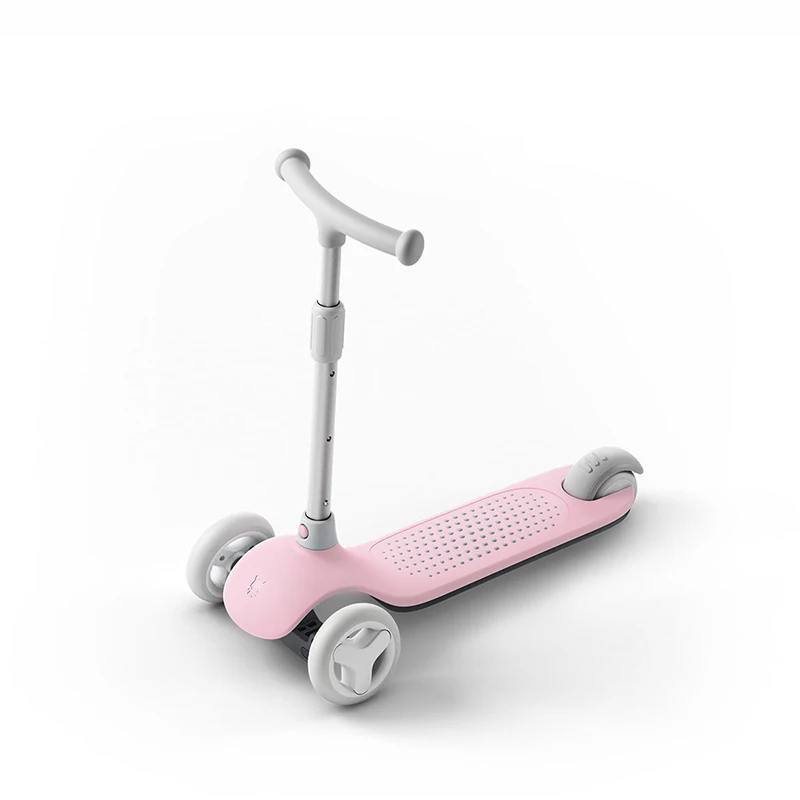 Детский скутер XIAOMI MIJIA MITU, балансирующая способность, детская игрушка-ходунок, автомобильное осветительное устройство, электрический автомобиль, подарок - Цвет: Pink