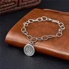 Европейские и американские модели стерлингового серебра пробы S925 Ретро мифические персонажи тайский серебряный кулон модный бутик PRATA925 b