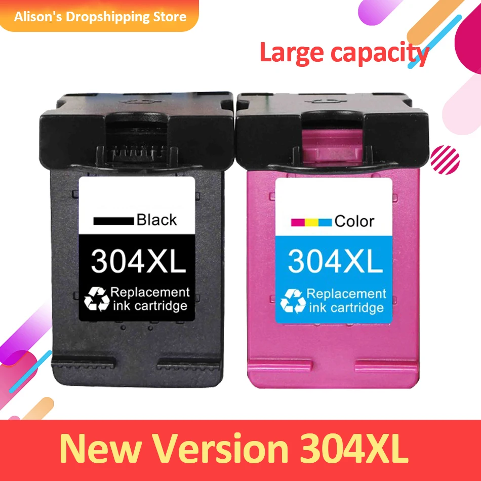 Comprar 304XL cartucho de tinta 304 XL 304 Deskjet serie 2620, 2630, 2632, 3730, 3732, 3758 envidia 5030 de 5032 a 5034 5052 impresoras
