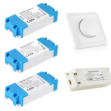 7w 12w 18w 42w pode ser escurecido com borda principal/borda de fuga dimmer triac escurecimento led driver para lâmpadas led luz de teto 300ma-1500ma