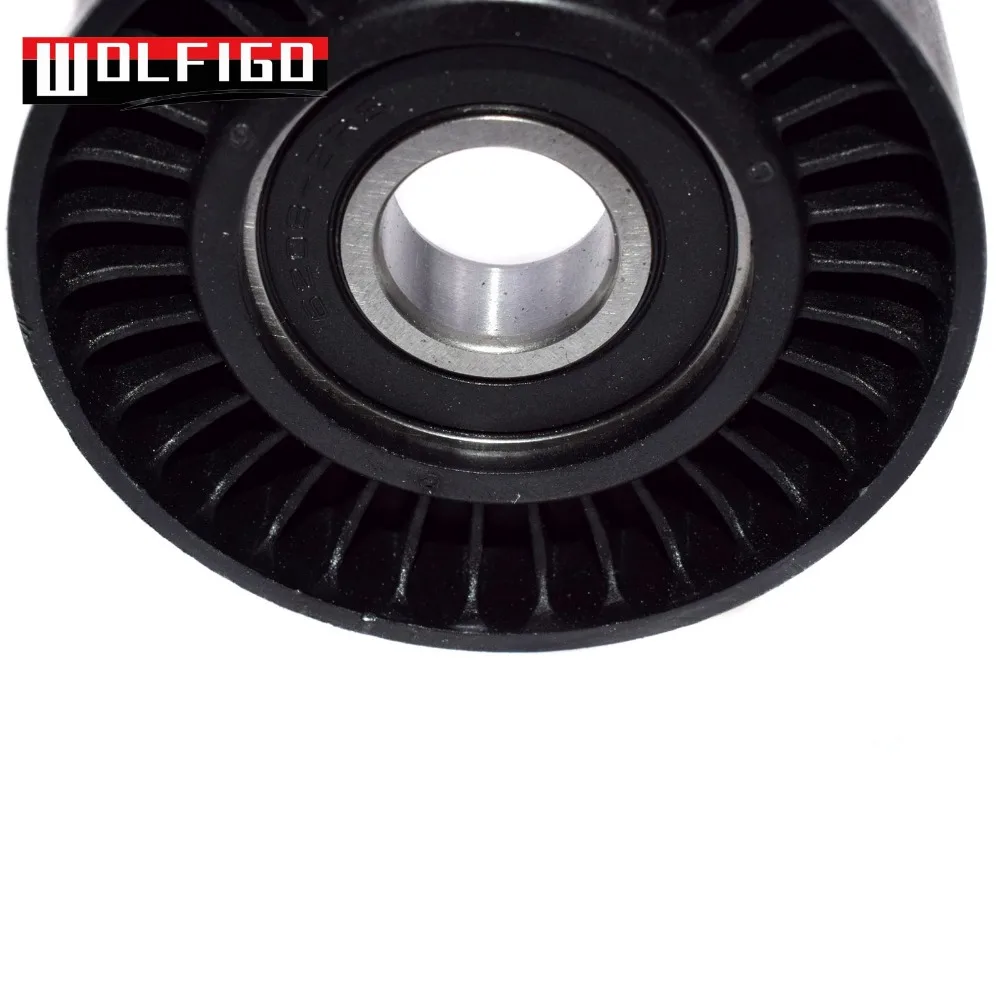 Belt Tensioner Pulley New Belt Tensioner Tension Pulley For VW Passat Bora Jetta Golf Caddy Audi A3 TT 06A903315D 06A903315E