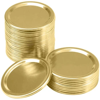 

30 Pack Canning Lids Wide, Regular Mouth Mason Jar Split-Type Lids Leak Proof and Secure Canning Jar Caps(86 mm)