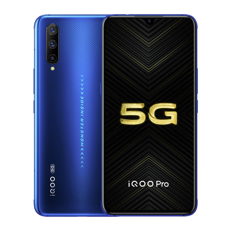 Мобильный телефон vivo iQOO Pro 5G, 6,41 дюймов, Super AMOLED, 8 ГБ ОЗУ, 128 Гб ПЗУ, Snapdragon 855 Plus, Android 9,0, NFC, смартфон