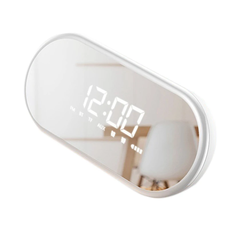 

Portable Bluetooth Speaker with Alarm Clock Wireless Loudspeaker Music Surround Loudspeaker