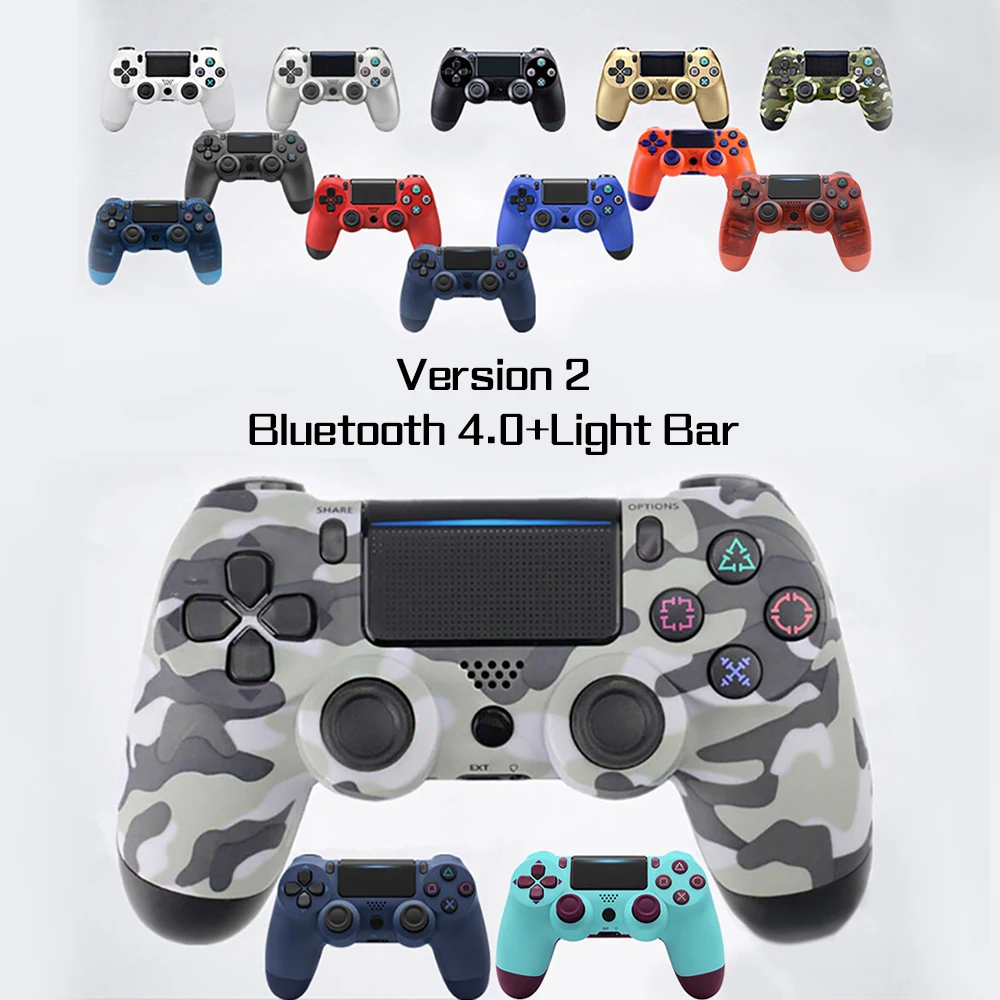 Najtaniej Joystick bezprzewodowy Bluetooth dla Sony PS4 gamepady kontroler pasuje do konsoli Playstation4 Gamepad Dualshock 4 Gamepad na PS3