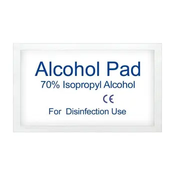 

100pcs/lot Alcohol Wipe Pad Cotton Sheet Disposable Skin Surface Disinfection Wipes Cleaning Ear Piercing Jewelry Phone
