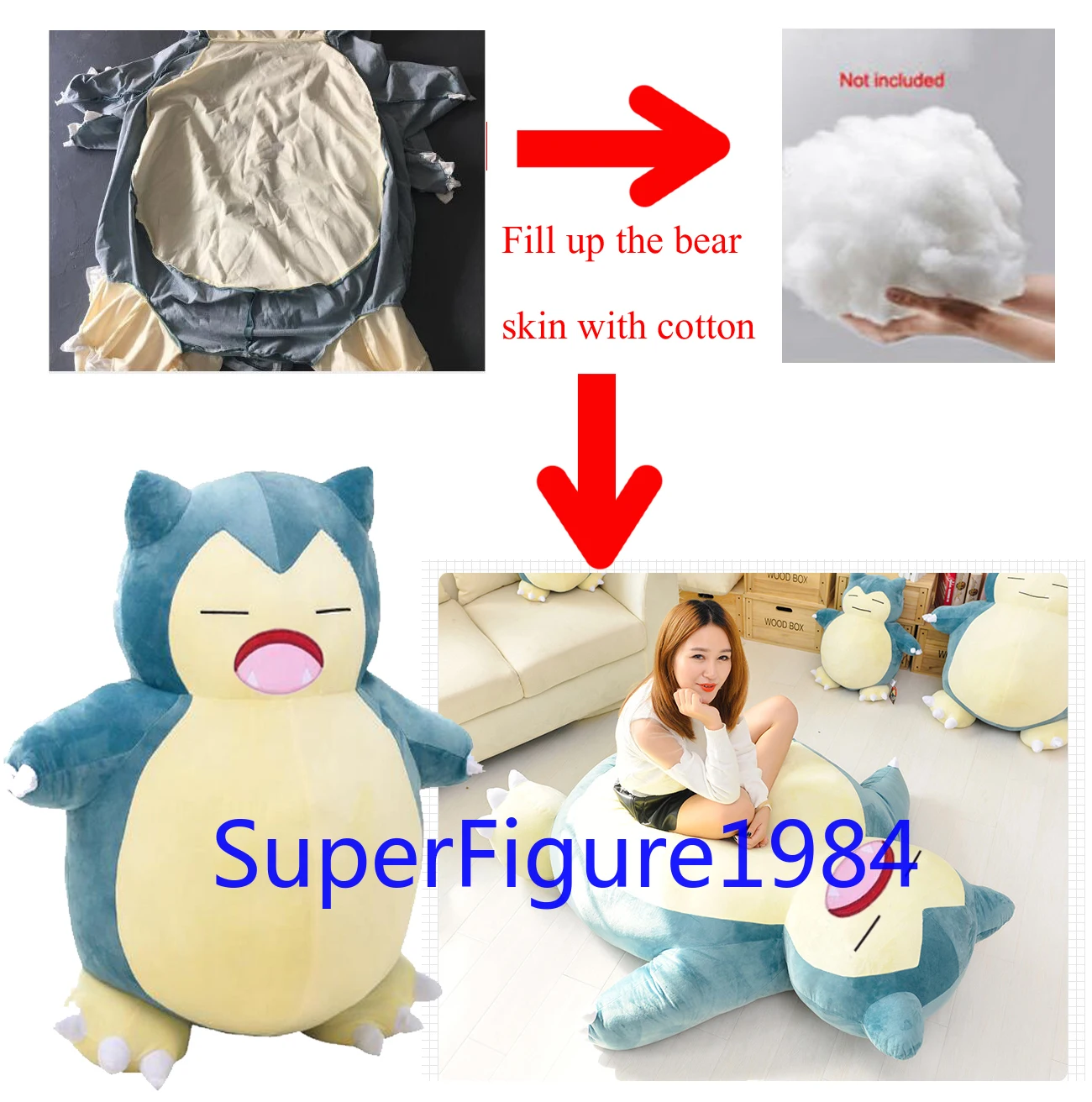 59 snorlax plush