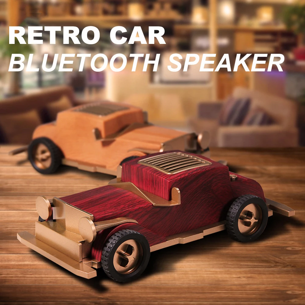 

New creative Retro Car Vintage Bluetooth Speaker Subwoofer Mini Portable For Gift