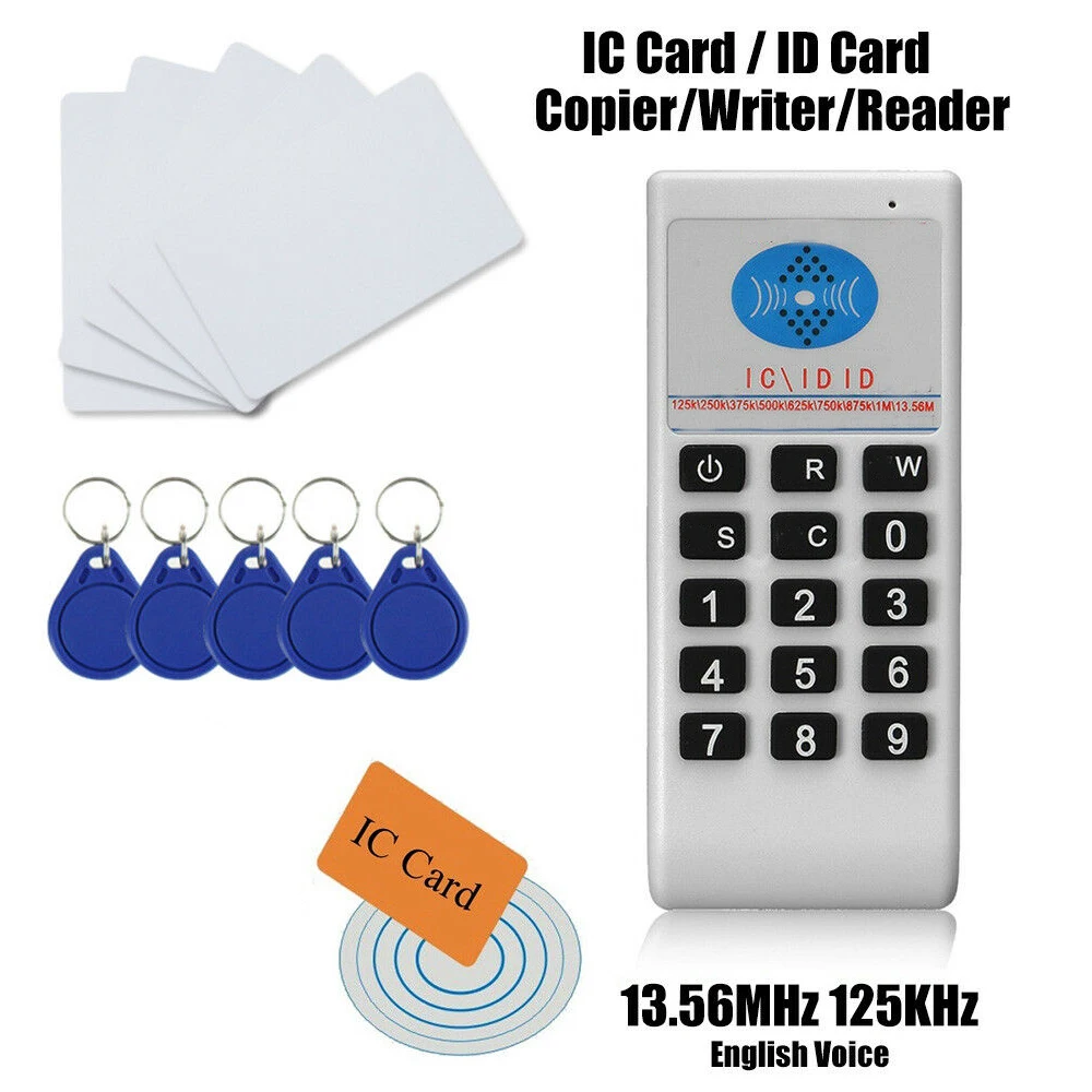 Лучшие продажи ручной частоты 125 кГц-13,56 МГц Копир Дубликатор Cloner RFID NFC IC считыватель карт и писатель