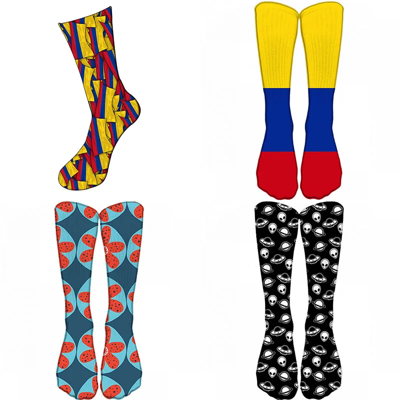 

Creative High Quality Fashion Harajuku Kawaii Happy Socks Man Food Painting Animal Print Funny Socks Cute Sock Calze animali