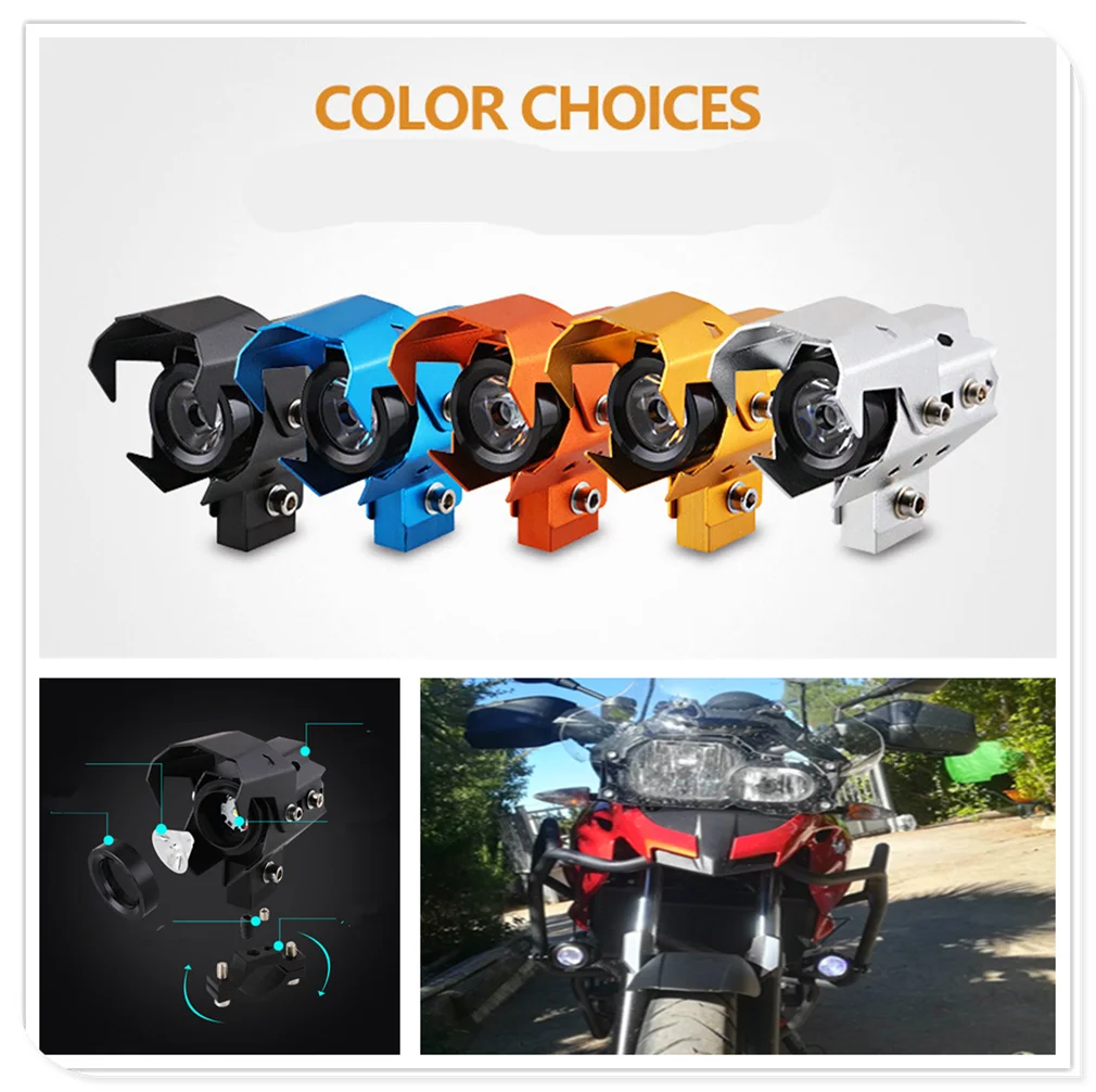 Motorcycle Headlight Lamp Spotlight for TRIUMRH STREET TRIPLE 675 R RX AMERICA LT BONNEVILLE SE T100 Black T120