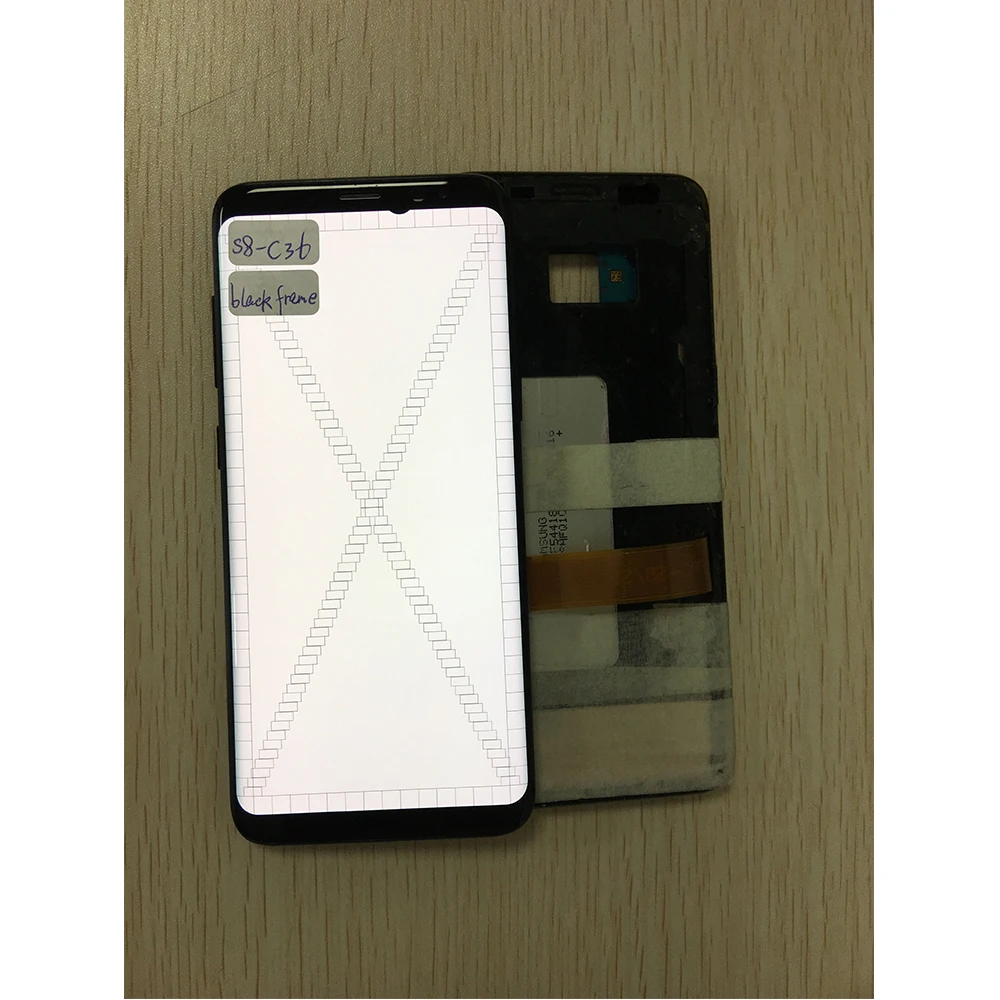 Реальные фотографии AMOLED для Samsung Galaxy S8 plus G955 G955f битые пиксели ЖК-дисплей