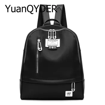 

Fashion Letter Waterproof Nylon Backpacks for Women Large Capacity Travel Shoulder Bag for Teenager Girls Casual Bagpack Mochila