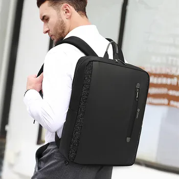 

POSO Backpack 15.6inch Laptop Backpack Multifunction Business Backpack Waterproof Travel Backpack Burglar Student Backpack