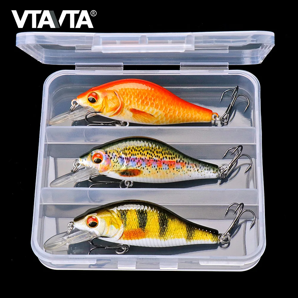 VTAVTA 3pcs 11g 7cm  ٴϴ ̳  ̳ Wobblers Crankbaits  Ŭ ڿ ũ   ϵ ΰ ̳ ŰƮ
