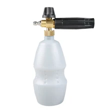 Профессиональная мойка под давлением, пенная насадка, пенная пушка с регулируемым распылителем, 1/4 дюймов, быстрое подключение фунтов/кв. дюйм