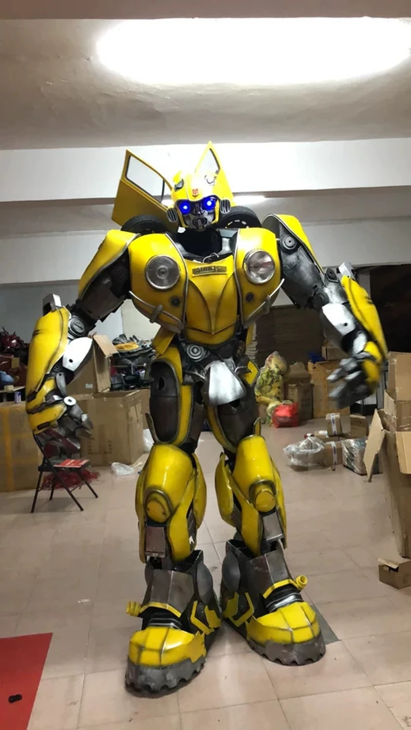 DHL, Bumblebee 1987, пригодный для носки, Рор, Трансформеры, косплей, носимый доспех для оптимуса прайма и Мегатрона, косплей, костюм для вечеринки
