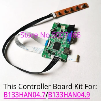 

Fit B133HAN04.7 B133HAN04.9 1920*1080 WLED laptop PC LCD panel 13.3" HDMI+VGA EDP 30-Pin monitor controller drive board DIY kit