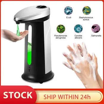 

400ml Automatic Liquid Soap Dispenser Touchless Hand Sanitizer Container Hand Sanatizer Liquid Bathroom Accessories