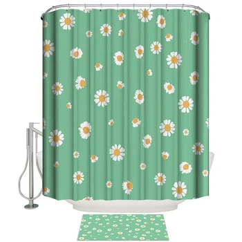 

Fresh Daisy Shower Curtain Set Bathroom Decor