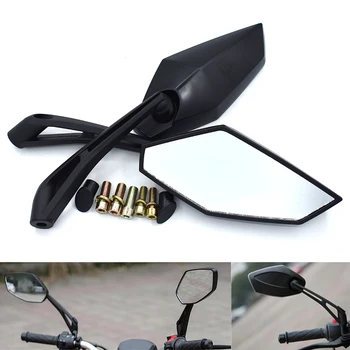 

Black Universal Motorcycle Rear View Side Rearview Mirrors 8mm 10mm For KTM 390 200 125 Duke RC125 RC200 RC390 RC8 RC8R