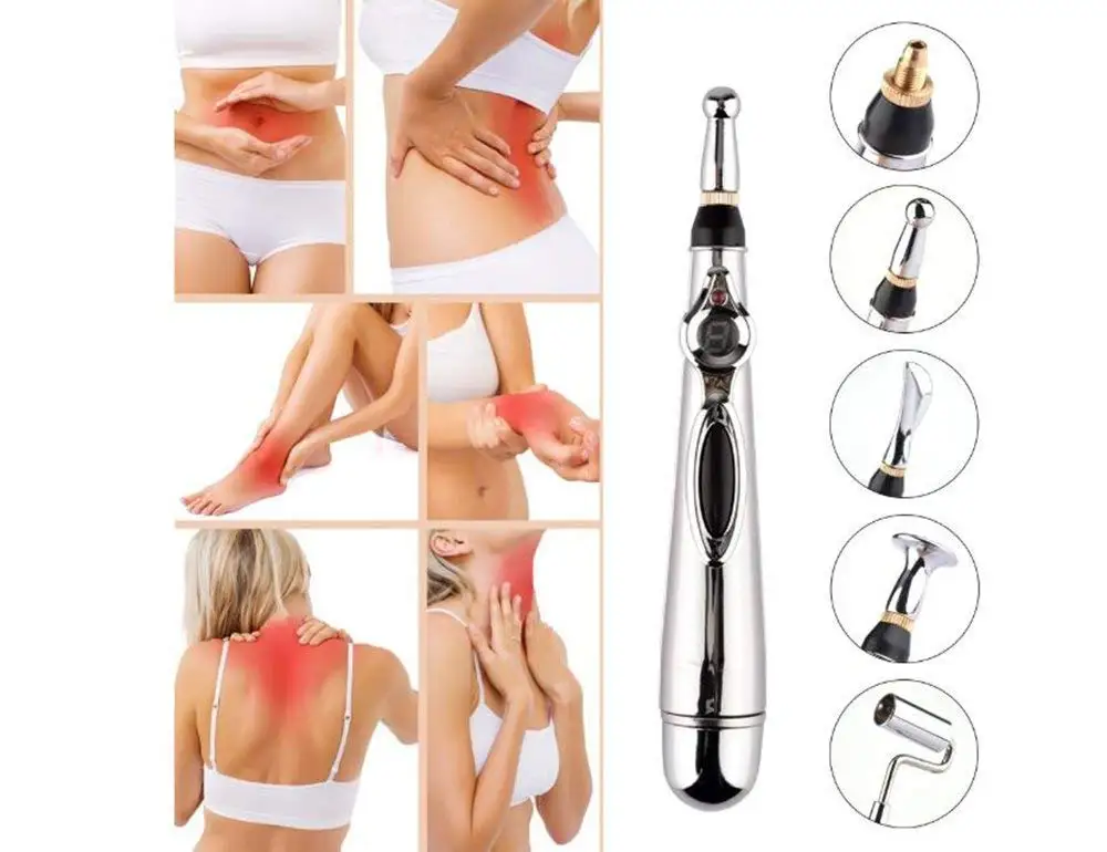 Handheld acupoint pen TENS Point Detector with Digital Display Electro Acupuncture Point Muscle Stimulator device Free shipping 3