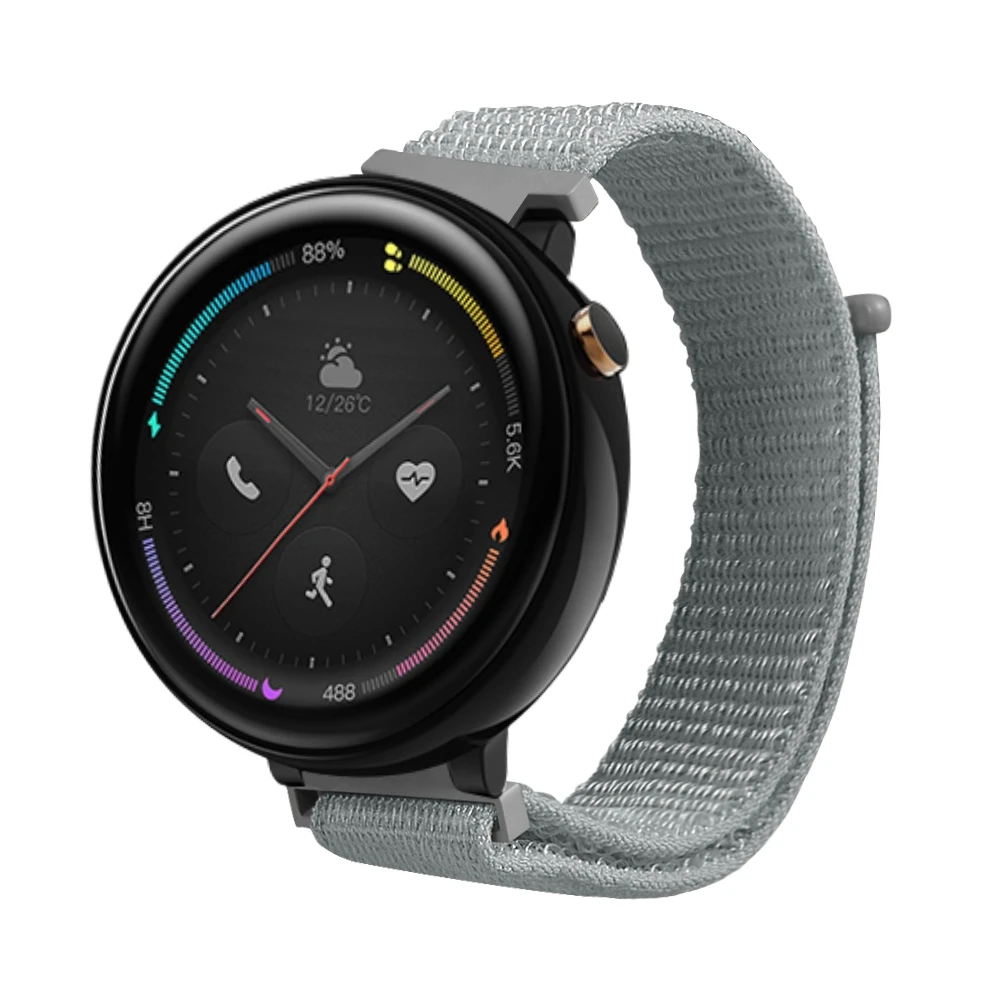 HANGRUI нейлоновый сменный ремешок для Xiaomi Huami Amazfit Смарт-часы 2(A1807) Verge 2 нейлоновая Спортивная петля ремешок дропшиппинг