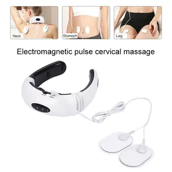 

Electric Neck Massager & Pulse Back Power Control Far Infrared Heating Pain Relief Tool Health Care Relaxation Machine
