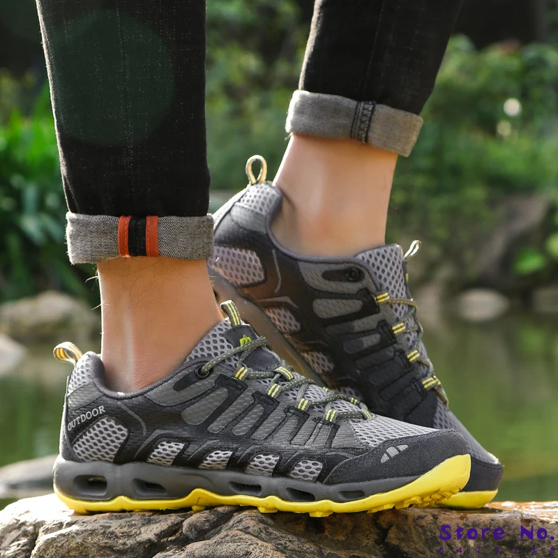 

Women Water Sports Upstream Shoes Breathable Light Swimming Water Shoes Men Non-slip Wading Shoes Trail Barefoot Couple Sneakers