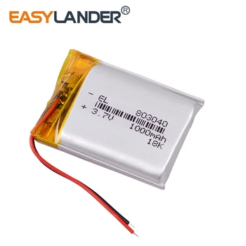 

1000mah 3.7v 803040 lithium li polymer rechargeable battery small Bluetooth speaker column DVR-mirror car DVR navigator
