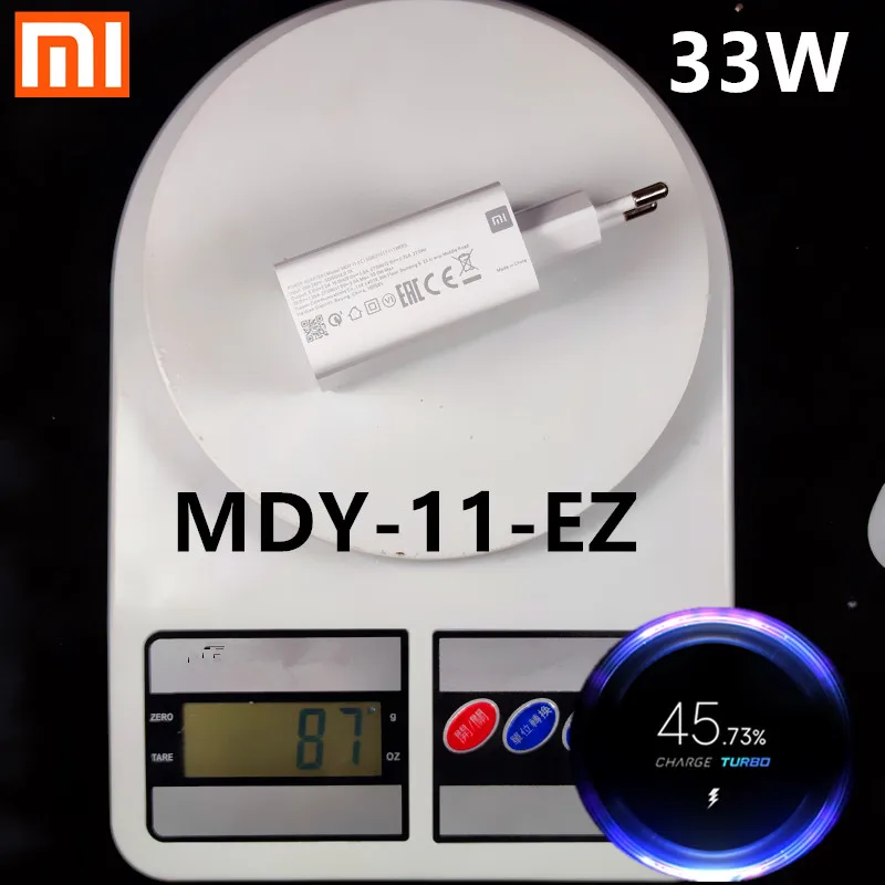 Xiaomi Redmi note pro charger 33W MAX 27W Turbo charge For