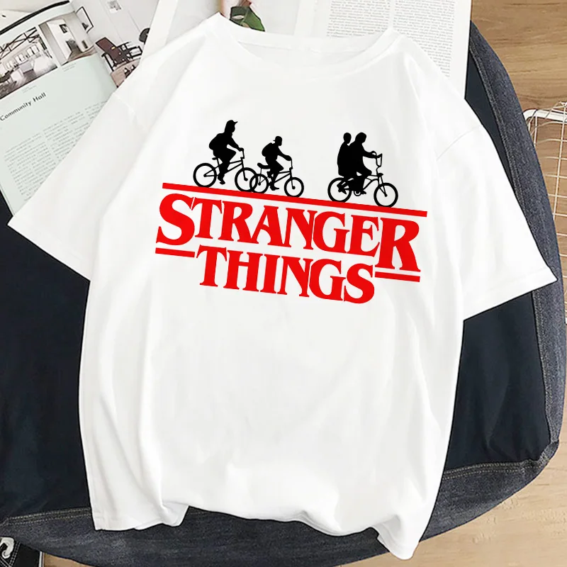 Женская футболка Eleven летняя повседневная с надписью Stranger Things женская одежда Harajuku