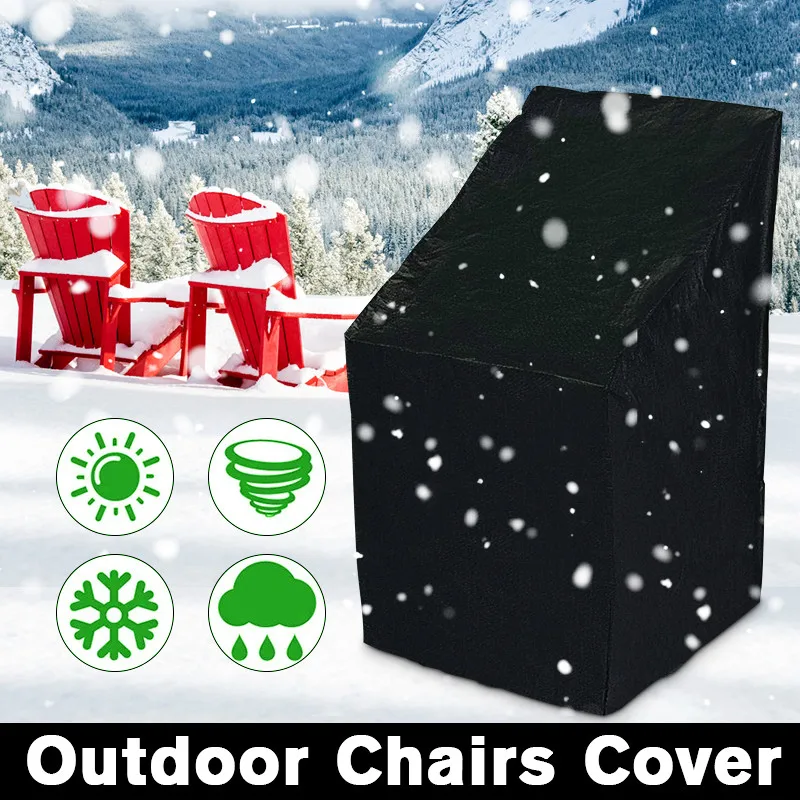

Outdoor Waterproof Cover Garden Furniture Rain Cover Chair Sofa Protection Rain Dustproof Woven Polyester Convenient Cover